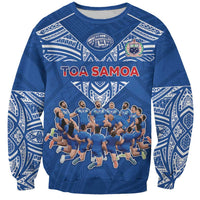 Toa Samoa Sweatshirt Samoan Warrior Spirit Rugby - Polynesian Pride