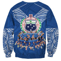 Toa Samoa Sweatshirt Samoan Warrior Spirit Rugby - Polynesian Pride