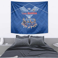 Toa Samoa Tapestry Samoan Warrior Spirit Rugby - Polynesian Pride