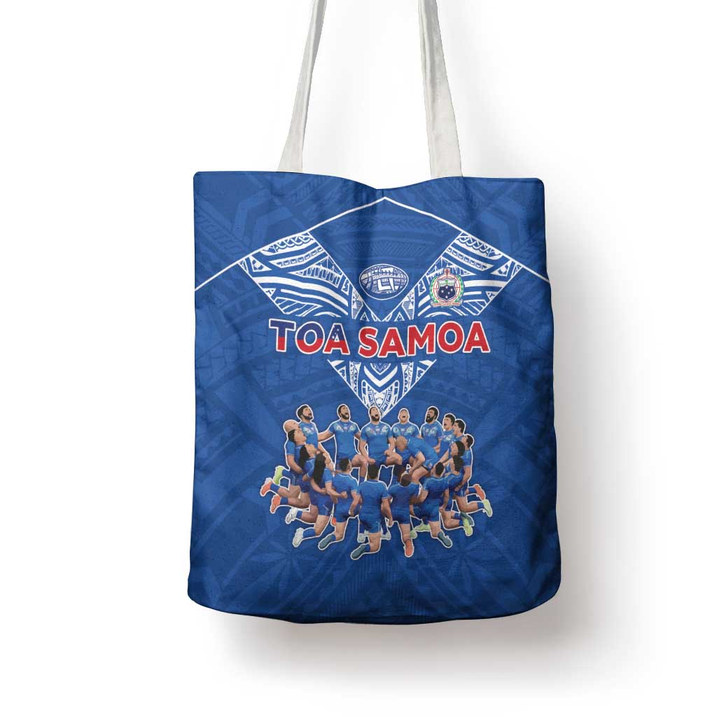 Toa Samoa Tote Bag Samoan Warrior Spirit Rugby - Polynesian Pride