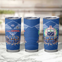 Toa Samoa Tumbler Cup Samoan Warrior Spirit Rugby - Polynesian Pride