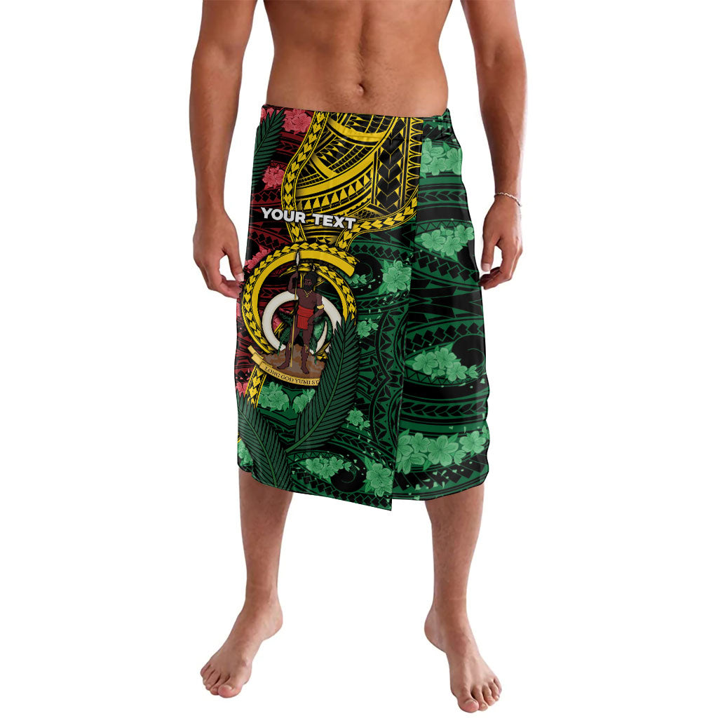 Personalised Vanuatu Independence Day Lavalava Boar Tusk Warrior Tribal Floral Patterns DT05 Multicolor - Polynesian Pride