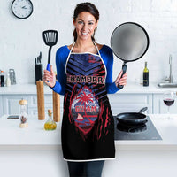 Guam Apron Chamorro Seal Tribal Scratch Design - Polynesian Pride