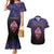Personalised Guam Couples Matching Mermaid Dress and Hawaiian Shirt Chamorro Seal Tribal Scratch Design - Polynesian Pride