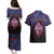 Personalised Guam Couples Matching Puletasi and Hawaiian Shirt Chamorro Seal Tribal Scratch Design - Polynesian Pride