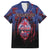 Personalised Guam Family Matching Puletasi and Hawaiian Shirt Chamorro Seal Tribal Scratch Design - Polynesian Pride