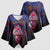 Personalised Guam Kimono Sleeve Blouse Chamorro Seal Tribal Scratch Design - Polynesian Pride