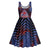 Personalised Guam Midi Dress Chamorro Seal Tribal Scratch Design - Polynesian Pride