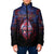 Personalised Guam Padded Jacket Chamorro Seal Tribal Scratch Design - Polynesian Pride