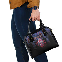 Guam Shoulder Handbag Chamorro Seal Tribal Scratch Design - Polynesian Pride