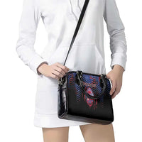 Guam Shoulder Handbag Chamorro Seal Tribal Scratch Design - Polynesian Pride