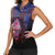 Personalised Guam Women Sleeveless Polo Shirt Chamorro Seal Tribal Scratch Design - Polynesian Pride