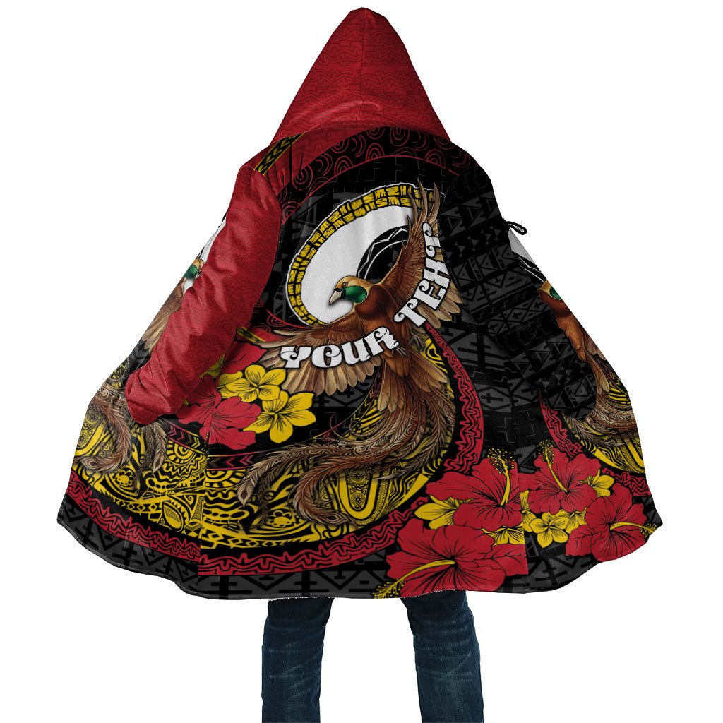 Personalised Papua New Guinea Language Week Cloak Bird Of Paradise Tribal Floral Pattern