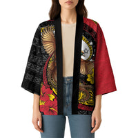 Personalised Papua New Guinea Language Week Kimono Bird Of Paradise Tribal Floral Pattern DT05 - Polynesian Pride