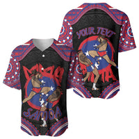 Personalised Samoa Mixed Martial Arts Baseball Jersey Flying Knee Of Samoan - Polynesian Pride