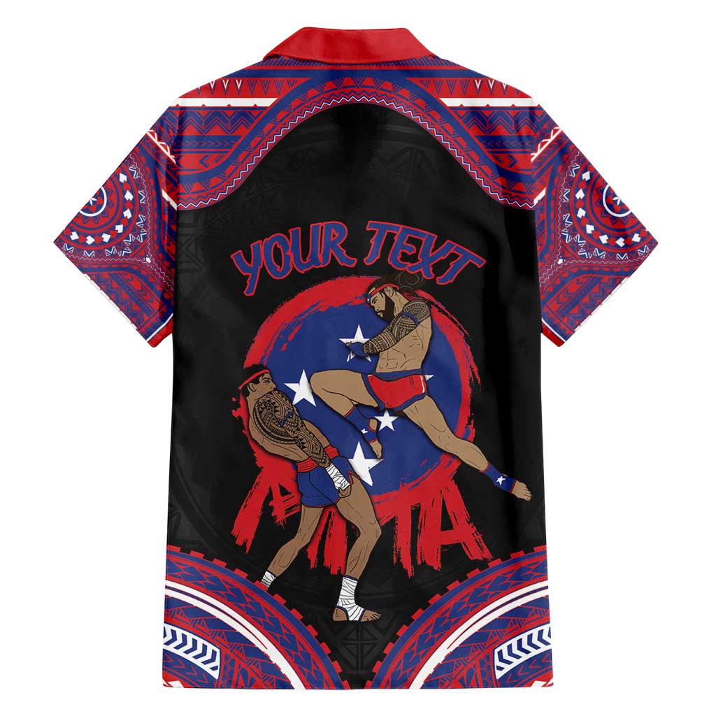 Personalised Samoa Mixed Martial Arts Family Matching Tank Maxi Dress and Hawaiian Shirt Flying Knee Of Samoan DT05 - Polynesian Pride