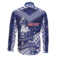 Personalised Samoa Rugby Family Matching Off Shoulder Short Dress and Hawaiian Shirt Pacific Warrior Glory - Polynesian Pride