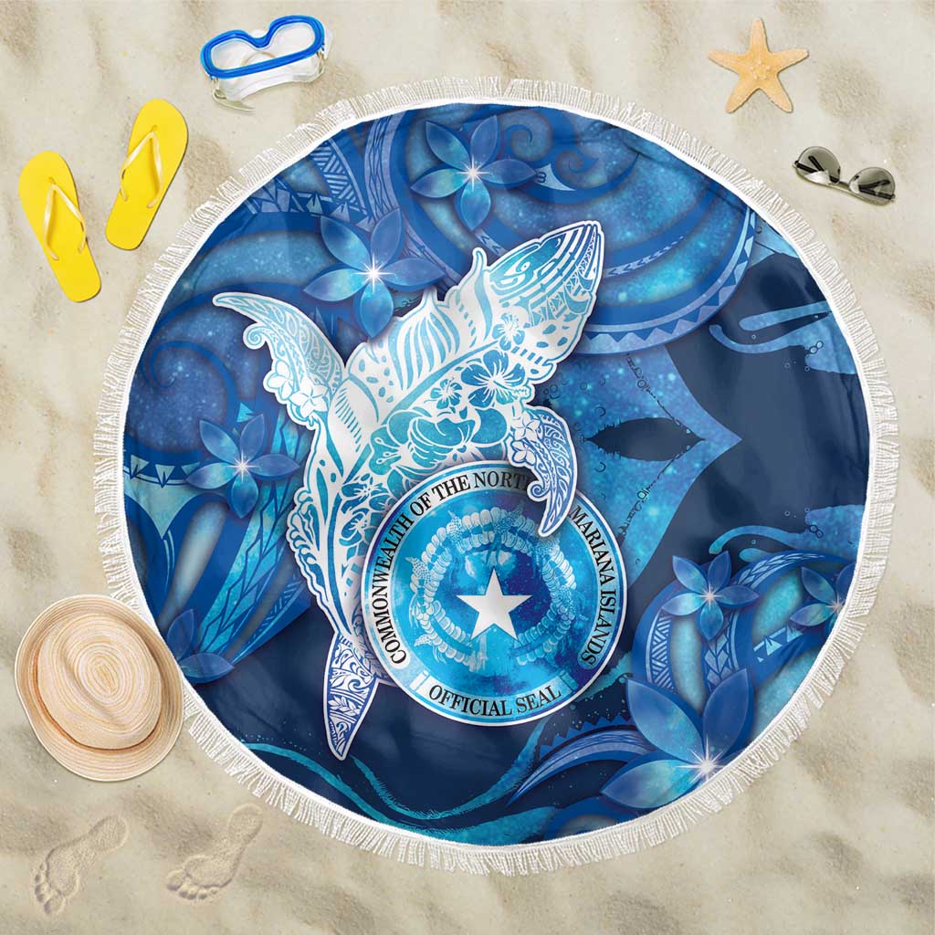 Northern Mariana Islands Beach Blanket Galaxy Polynesian Shark Tattoo DT05 One Size 150cm Blue - Polynesian Pride