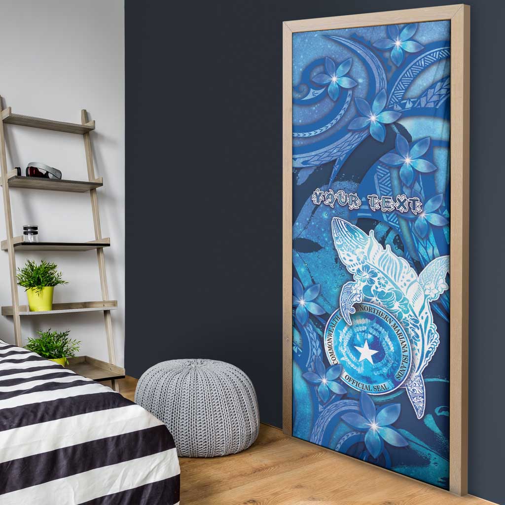 Northern Mariana Islands Door Cover Galaxy Polynesian Shark Tattoo DT05 - Polynesian Pride