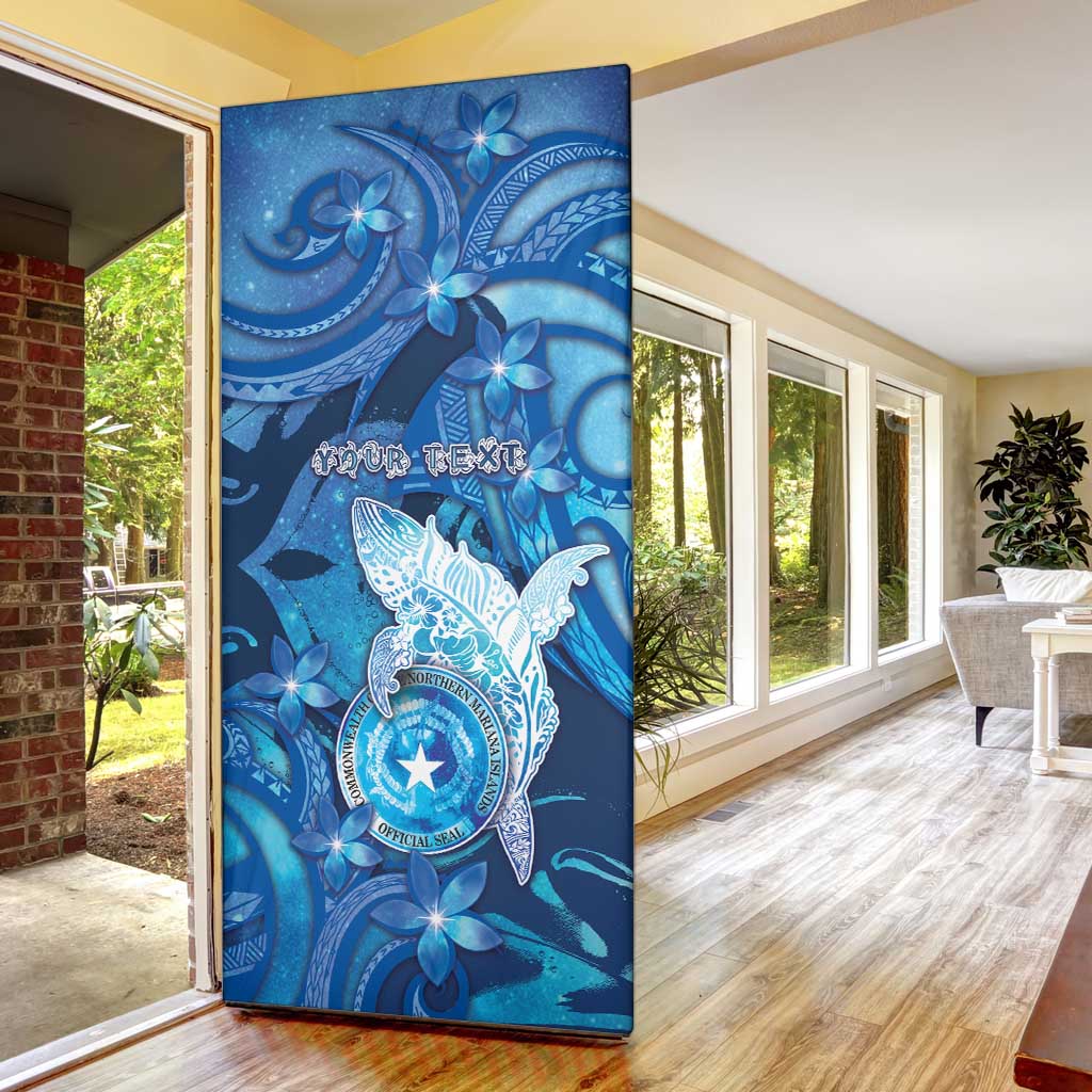 Northern Mariana Islands Door Cover Galaxy Polynesian Shark Tattoo DT05 - Polynesian Pride