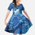 Personalised Northern Mariana Islands Family Matching Off Shoulder Maxi Dress and Hawaiian Shirt Galaxy Polynesian Shark Tattoo - Polynesian Pride