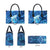 Northern Mariana Islands Leather Bag Galaxy Polynesian Shark Tattoo - Polynesian Pride