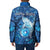 Personalised Northern Mariana Islands Padded Jacket Galaxy Polynesian Shark Tattoo - Polynesian Pride