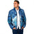 Personalised Northern Mariana Islands Padded Jacket Galaxy Polynesian Shark Tattoo - Polynesian Pride