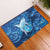 Northern Mariana Islands Rubber Doormat Galaxy Polynesian Shark Tattoo - Polynesian Pride