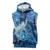Personalised Northern Mariana Islands Sleeveless Hoodie Galaxy Polynesian Shark Tattoo - Polynesian Pride