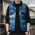 Personalised Northern Mariana Islands Sleeveless Puffer Jacket Galaxy Polynesian Shark Tattoo - Polynesian Pride