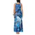 Personalised Northern Mariana Islands Tank Maxi Dress Galaxy Polynesian Shark Tattoo - Polynesian Pride