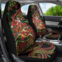 Hawaii Christmas Car Seat Cover Aloha Santa Riding Honu DT05 - Polynesian Pride