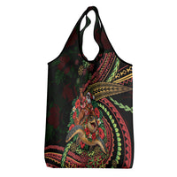 Hawaii Christmas Grocery Bag Aloha Santa Riding Honu DT05 - Polynesian Pride