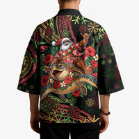 Hawaii Christmas Kimono Aloha Santa Riding Honu DT05 - Polynesian Pride