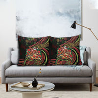 Hawaii Christmas Pillow Cover Aloha Santa Riding Honu DT05 - Polynesian Pride