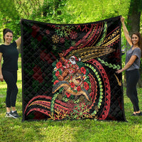 Hawaii Christmas Quilt Aloha Santa Riding Honu DT05 - Polynesian Pride
