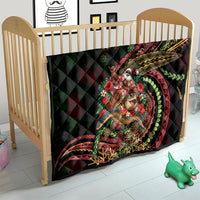 Hawaii Christmas Quilt Aloha Santa Riding Honu DT05 - Polynesian Pride