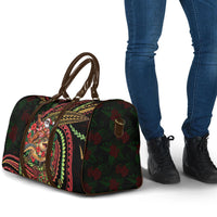 Hawaii Christmas Travel Bag Aloha Santa Riding Honu DT05 - Polynesian Pride