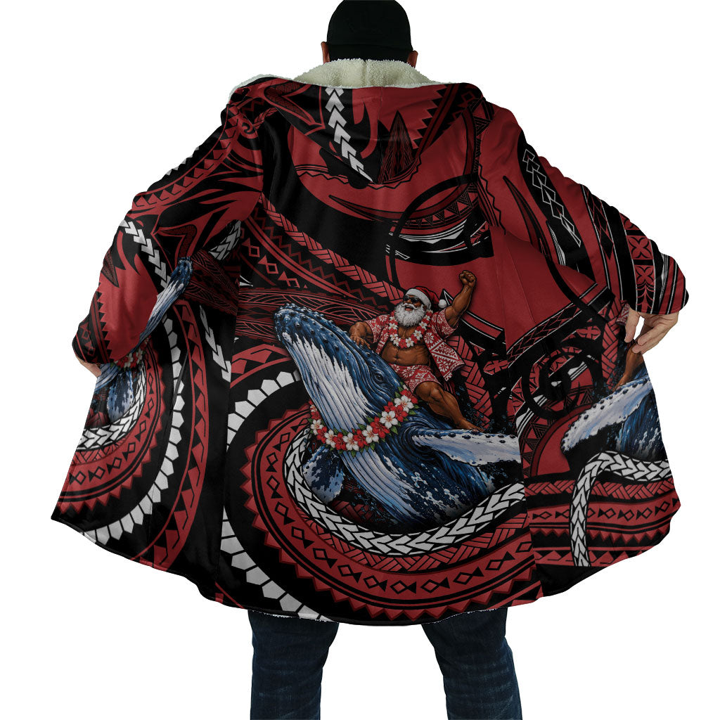 Tonga Christmas Cloak Santa Riding Humpback Whale DT05 - Polynesian Pride