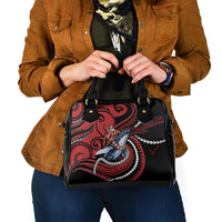 Tonga Christmas Shoulder Handbag Santa Riding Humpback Whale DT05 - Polynesian Pride