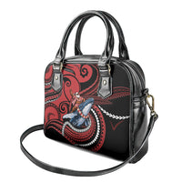 Tonga Christmas Shoulder Handbag Santa Riding Humpback Whale DT05 - Polynesian Pride