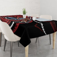 Tonga Christmas Tablecloth Santa Riding Humpback Whale DT05 - Polynesian Pride