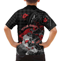 Personalised Hawaiian And Japanese Family Matching Long Sleeve Bodycon Dress and Hawaiian Shirt Aloha Koi Fish Palaka Patterns DT05 - Polynesian Pride