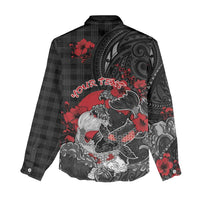 Personalised Hawaiian And Japanese Women Casual Shirt Aloha Koi Fish Palaka Patterns - Polynesian Pride