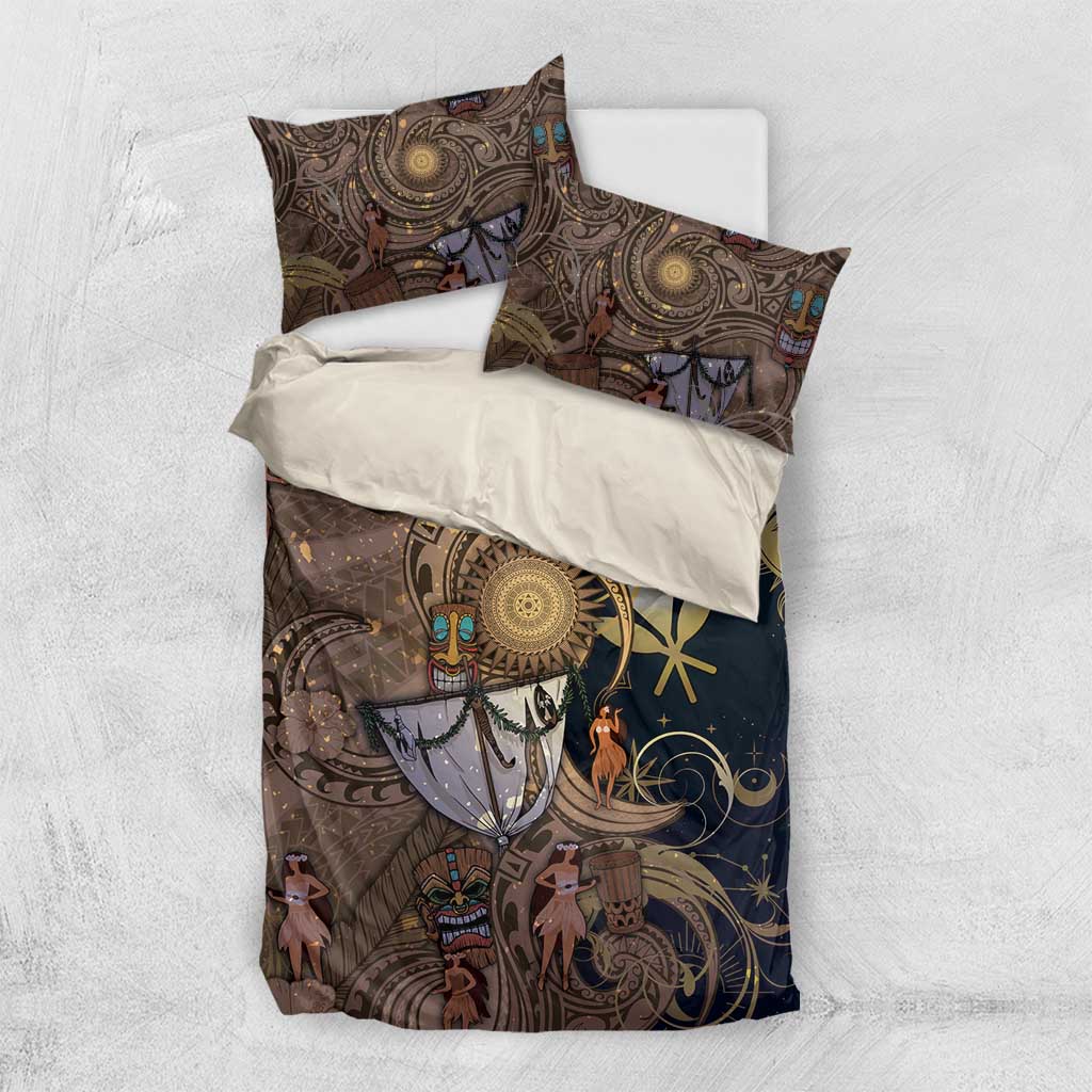 Hawaii Makahiki Bedding Set Polynesian Sky And Earth - Polynesian Pride