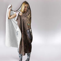 Hawaii Makahiki Hooded Blanket Polynesian Sky And Earth - Polynesian Pride