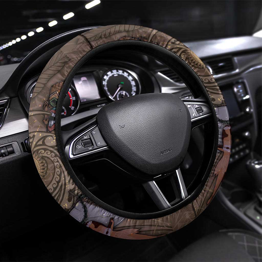 Hawaii Makahiki Steering Wheel Cover Polynesian Sky And Earth - Polynesian Pride