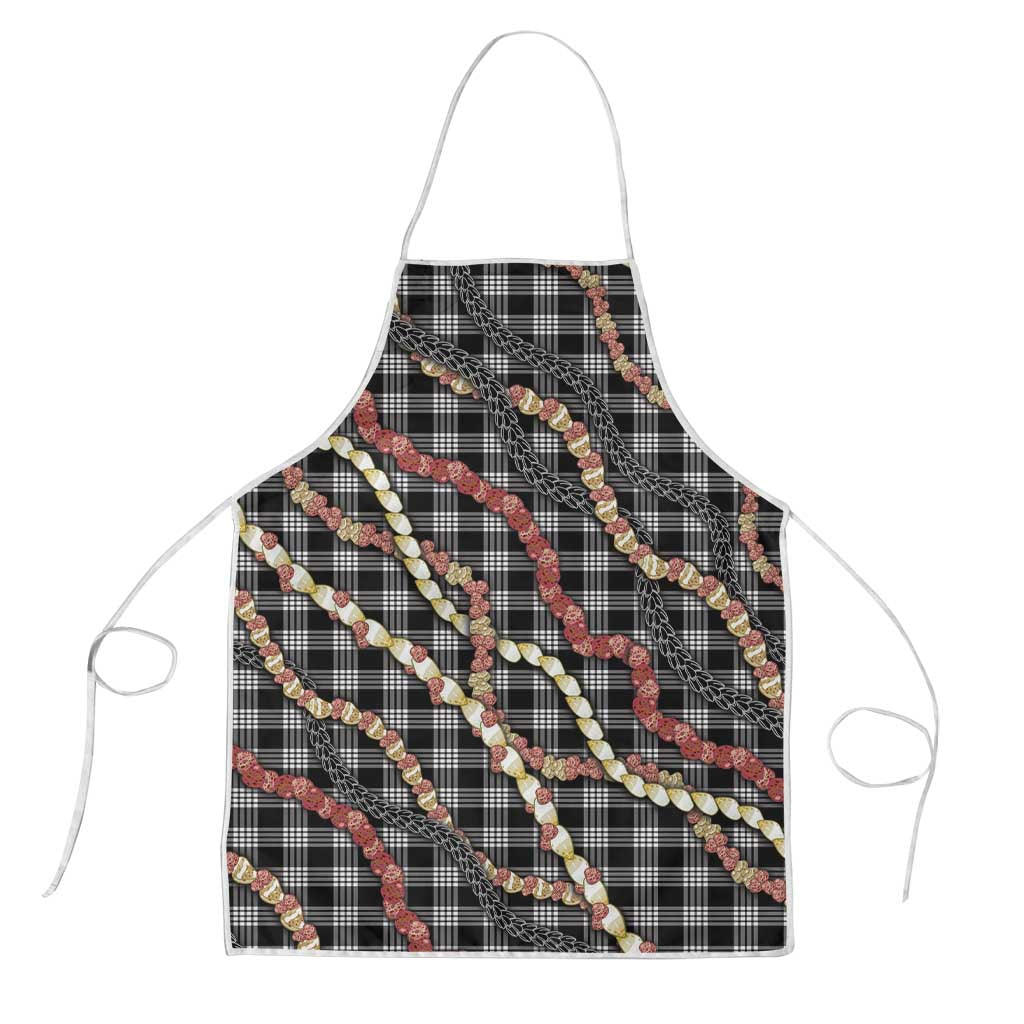 Hawaii Palaka Niihau Shell Lei Apron Tropical Island Plaid Patterns