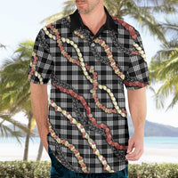 Hawaii Palaka Niihau Shell Lei Hawaiian Shirt Tropical Island Plaid Patterns